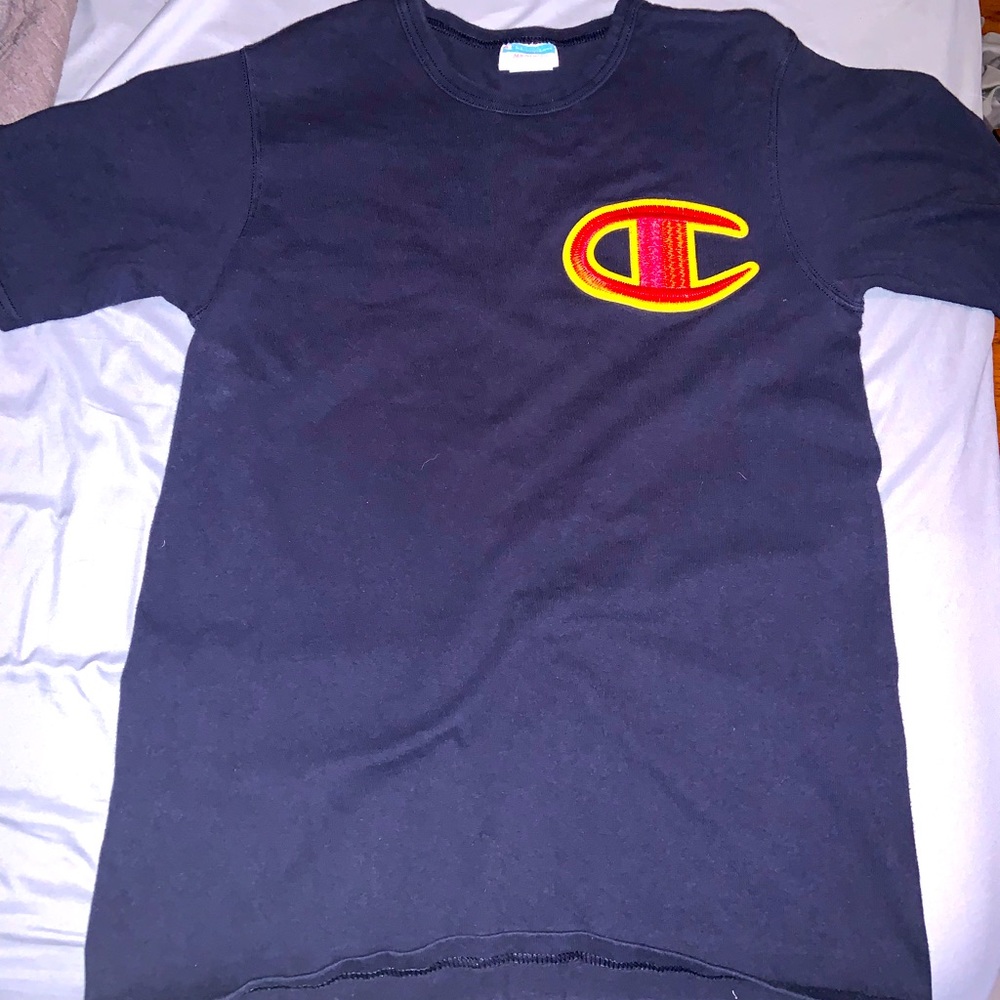 Vintage Champion size medium dark navy shirt